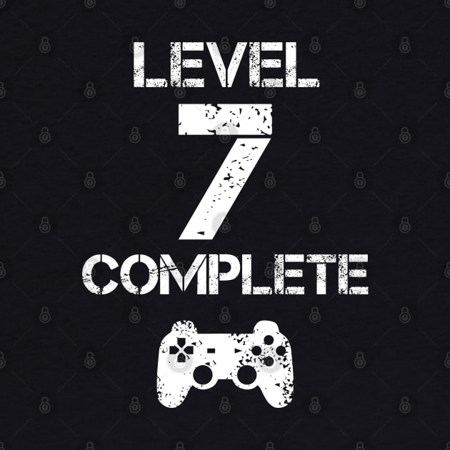 Level 7 Complete T-Shirt - Celebrate 7th Wedding - Gift by Ilyashop